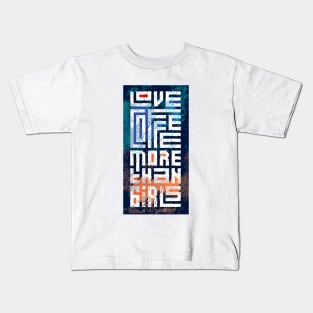 Love coffee more than girls Kids T-Shirt